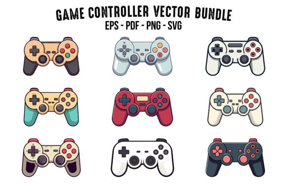 Download Gamepad Console Vectors Clipart Bundle - Premium Bundle